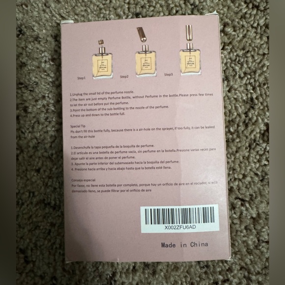 Gold Perfume Atomiser set of 5 - Picture 2 of 5